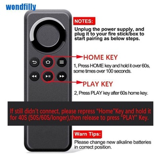 wondfilly TX3 TX6 Remote Control Amazon Fire Stick TV Fire Box CV98LM Remote Control AGEW