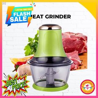 ✷∏✷Meat grinder 1.8L capacity electric 220w high power power stainless steel blade green (3)