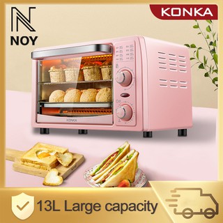 KONKA Electric Oven 13L Multifunctional Oven Frying Pan Baking Machine Household Pizza Maker Barbec