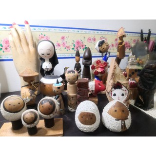 Japan Surplus - kokeshi doll/Japanese doll/dorei/clay bells/figurines/display/chinese zodiac
