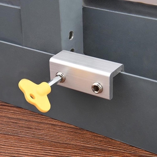 Sliding Door/Window Safety Lock Security Slide Stopper For Kids Adjustable F3M4