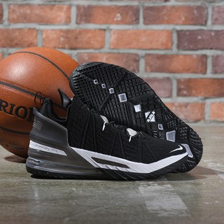 100% Original Nike Lebron James Black&White Basketball Shoes