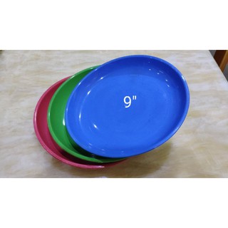 9" Plastic Plate (12pcs)