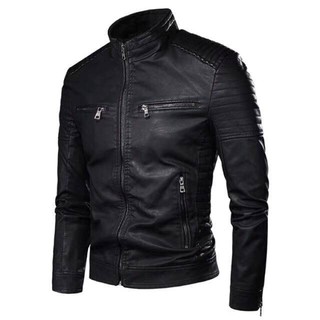 Leather Jacket For Men New Classic Korean Leather Jacket (1)