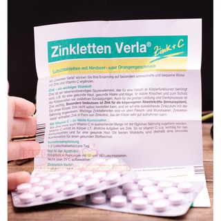 Spot Germany verla infant children pregnant women chewing pills zinc supplementation with vitamin V1 (9)
