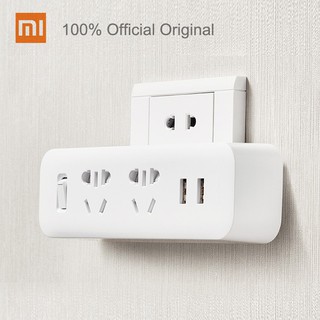 Xiaomi Electrical Socket Converter 2 USB Charging Portable Wall Plug Extension