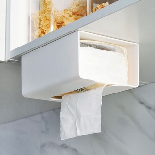 Creative toilet bathroom seamless wall hanging upside down free punch storage tissue paper box home kitchen living room