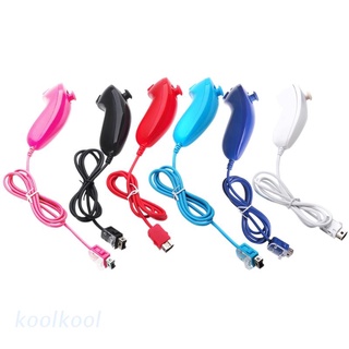 kool Nunchuck Nunchuk Video Game Controller Remote For Nintendo Wii Console 5 Colors