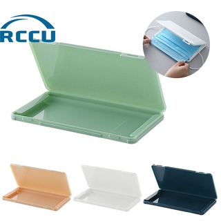 Portable Dustproof Buckle Mask Storage Seal Box Case Portable Disposable Face Masks Container Safe Pollution-Free 【Rccu】