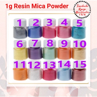 1g Resin Mica Powder Pigment Starter Pack DIY Jewelry Making Epoxy Resin (1)