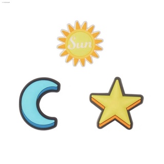 New products❀◐▦Star Moon Jibbitz Crocs Pins for shoes bags High quality #cod