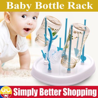 Baby Bottle Drying Rack Baby Feeding Bottles Cleaning Drying Rack Storage Nipple Shelf Baby Pacifier