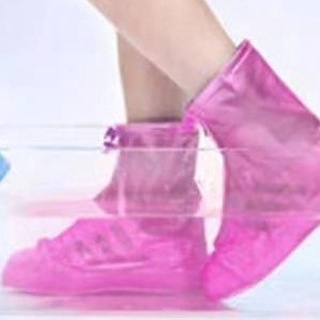 rain shoe┅【Lucky girls】Unisex Adult Rain Thick Waterproof Shoe Cover (7)