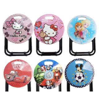 Foldable and portable mini chair for kids with cartoon designs