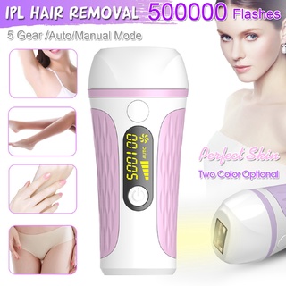 ஐ✴【HOT】 500,000 Flashes Laser IPL Permanent Hair Removal Women