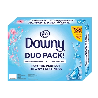 Downy Sunrise Fresh Laundry Powder Detergent (1.4kg) + Fabric Conditioner Refill (1.48L) (3)