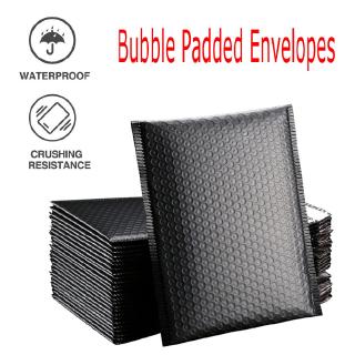 ♥fashionency♥50Pcs Bubble Mailers Padded Envelopes Lined Poly Mailer Self Seal Black