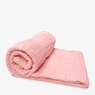 Home Style Coral Fleece Blanket 62 x 50in. – Pink