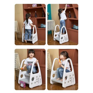 TwinklePh Child Safety Double Step Stool Stairs