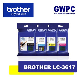 Brother LC-3617 Genuine Ink Cartridge LC3617 Black Cyan Magenta Yellow (1)