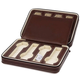 2/4/8 Slot PU Leather Watch Dislpay Box Watch Storage Box (9)