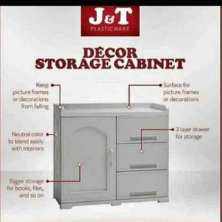 J&T Decor 1188 Storage Cabinet L71.5xW33x71cm