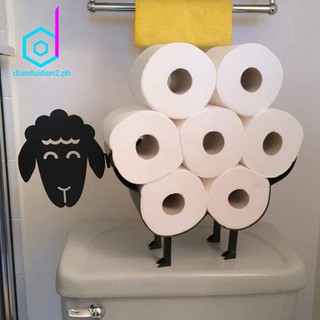 In stock Cute Black Sheep Toilet Paper Roll Holder,Toilet Tissue Storage Stand