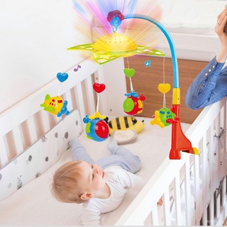 Kailangan ni babyBaby Crib Mobile Toy with Music and Projector Musical Mobile Toy Rotating Music Han