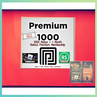 【Available】Robux 1000 or 2600 + Roblox Premium Card