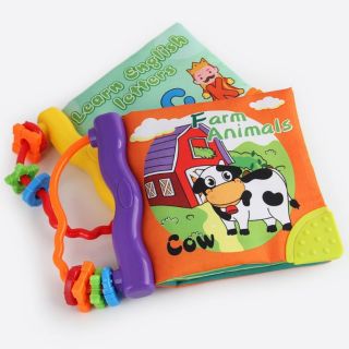 Learn English Letters / Farm Animals Soft Cloth Books (1)
