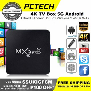Home Appliances♙☎✠MXQ 4K TV Box 5G Android 10.1 Ultra HD 2020 Wireless 2.4GHz WiFi Quad Core Home Me