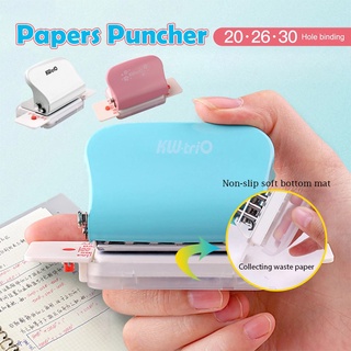 books┇✕┅NEW 6 Hole Puncher Handheld Metal Punchers for A4 A5 B5 Notebook Scrapbook (2)