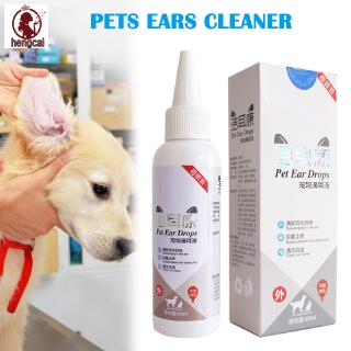 Cats Dog Ear Cleaner Pet Ear Drops for Infections Control Yeast Mites Pets Ears Cleaner