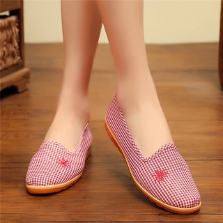 HOT SALE READY STOCK™Old Beijing cloth shoes for women's of new fund 2019 autumn single flat mother