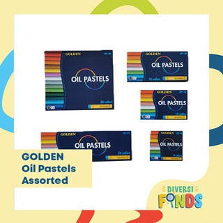 Golden Oil Pastels - Available in 8's, 12's, 16's, 24's, 36's pieces