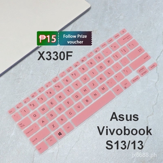 Keyboard Cover ASUS Vivobook S13 X330F ASUS Keyboard Protector Soft Silicone Adolbook 13'' 2020 13.3 Inch Waterproof Keyboard Protective Film Dustproof (1)