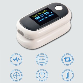 Rechargeable USB Finger Clip Fingertip Pulse Oximeter Heart Rate PI SpO2 Monitor (5)