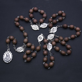 Seven Sorrows Rosary Rosary Wooden Bead Exorcism Long Rosary Catholic Sacred Cross Religious Gift