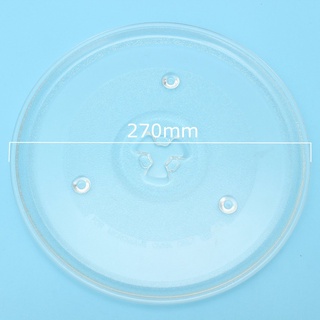 ✓∋☂【HOT】 Teamwinm Clear Microwave Oven Turntable Glass Tray Glass Plate Accessories 27cm