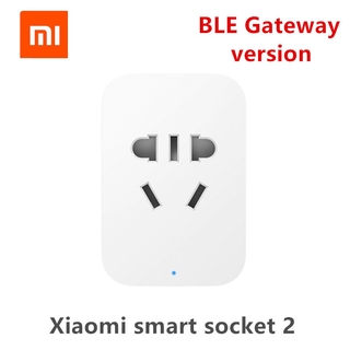 Xiaomi Smart WiFi Socket 2 Plug bluetooth gateway Version Remote Control Work With Smart Home Mijia Mi home APP (1)