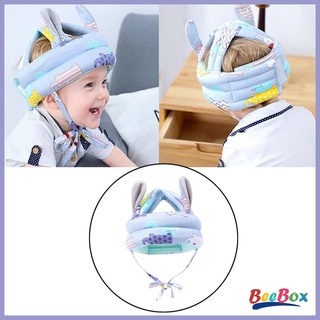 BeeBox Baby Helmet Toddler Protective Hat Infant Head Protective Cotton Hat Toddler Adjustable Safety Helmet