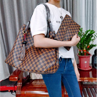 #2211-0 Korean Fashion bag CLASS-A 2in1 Printed Shoulder Bag (1)