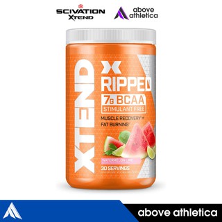 Xtend Ripped BCAA Powder 30 Servings Cutting Formula Sugar Free Post Workout Muscle Recovery Drink