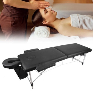 Folding Portable Massage Table Adjustable Height PU Leather Waterproof Massage Bed SPA Table Profes