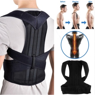 Adjustable Posture Corrector Shoulder Lumbar Brace Support Brace Back Support Belt Back Shoulder Adu