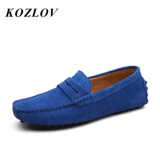 Italian Casual Shoes Men Genuine Leather Luxury Brand Penny Loafers Men Moccasins Designer Fashion S