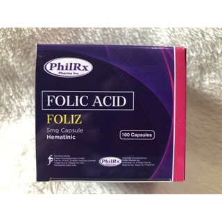 {new}2021Folic Acid Supplement Folic Acid Foliz 100 Capsules per box Folic acid to fertility vitamin