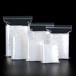 100pcs/pack Small Sealed Plastic Bags Vacuum Storage Bag Resealable Transparent Bag Clear Bag