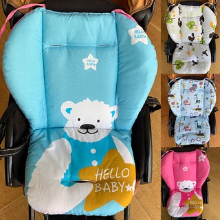 Universal Cartoon Floral Stroller Seat Covers Soft Thick Pram Car Seat Cushion Cover Pad