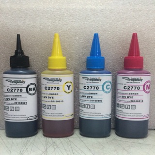 Frequency Premium UV Dye Ink Set for Canon CMYK